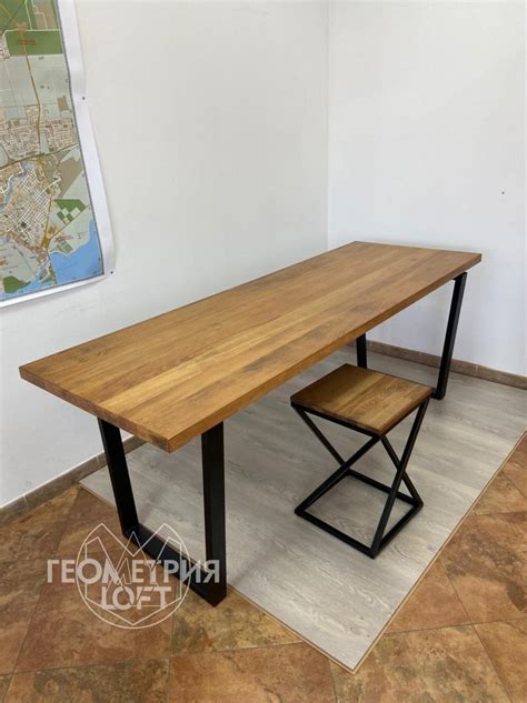 Столы из металла и дерева - Геометрия LOFT