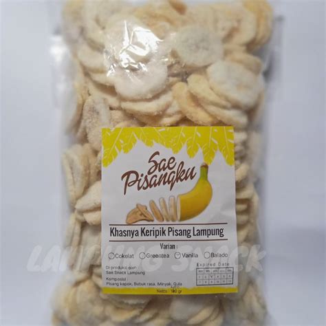 Jual Kripik Pisang Vanilla Kiloan Khas Lampung 450g Oleh Oleh Khas