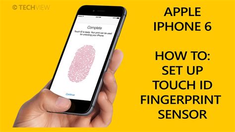 Apple IPhone 6 Set Up TouchID Fingerprint Sensor YouTube