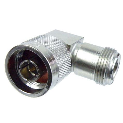 Ra N Male Plug To N Female Jack Adapter Nickel Plated Brass Body