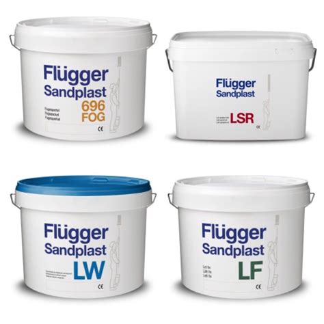 Flugger Sandplast 696 готовая к применению, легкая мелкозернистая ...