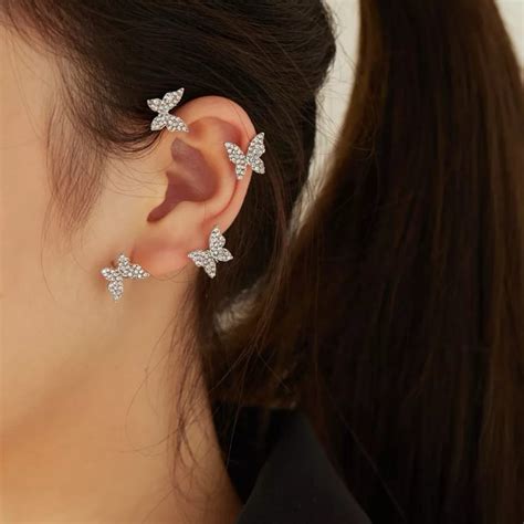 Jual Anting Klip Glitter Tassel Clip Earring Tanpa Tindik Shopee