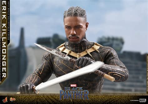 Hot Toys Reveals Unmasked Head Sculpt For Erik Killmonger Collectible Figure Figures