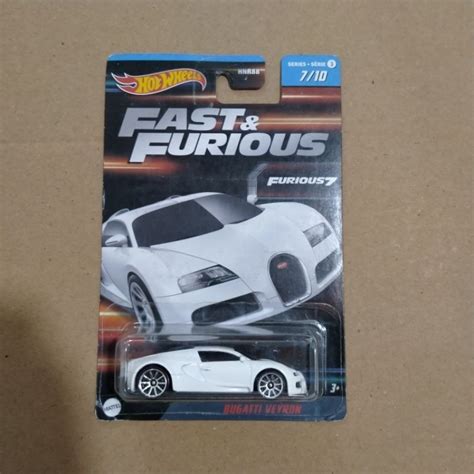 Jual Hotwheels Bugatti Veyron Putih Fast And Furious Nt Mint Shopee