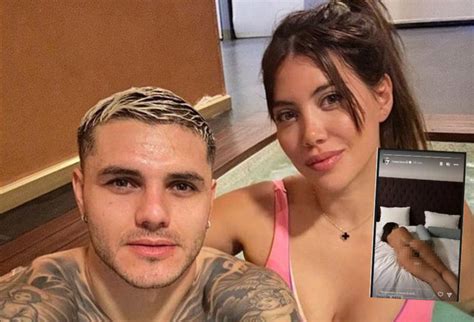 Galatasaraylı Icardi Wanda Nara nın çıplak fotoğrafını paylaştı ve