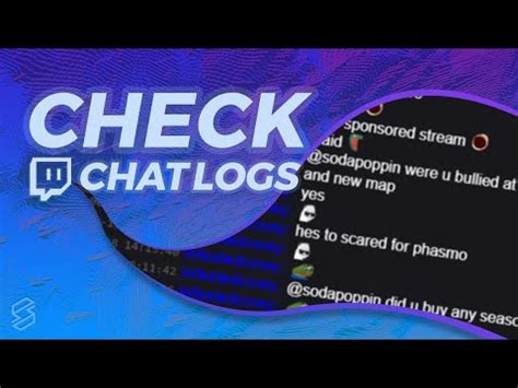 How To Check Twitch Chat Logs Viewer Streamer Methods YouTube