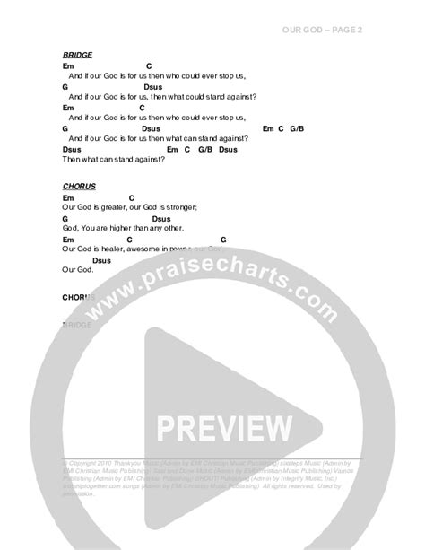 Our God Is Greater Guitar Chords