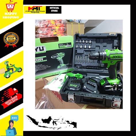 RYU 20V KOPER RCI20V Cordless Impact Drill Mesin Bor Baterai Cordless