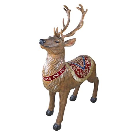 Design Toscano Santa's North Pole Illuminated Reindeer Holiday Statue - Walmart.com - Walmart.com