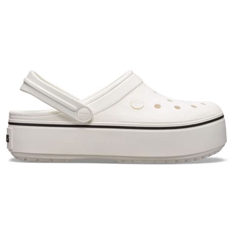 Crocs Crocband Platform Clog White Женские Сабо Крокс Крокбенд Платформ ...