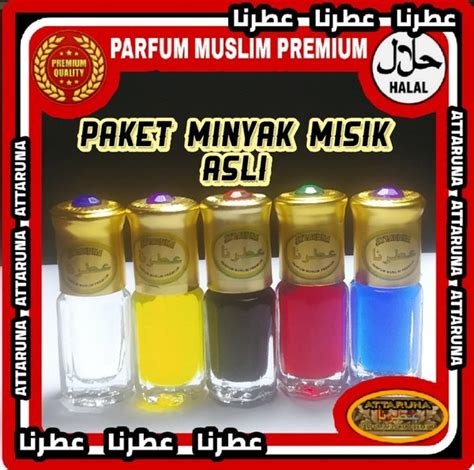 Jual Paket 5 Jenis Minyak Misik Asli Misik Putih Misik Kuning Misik