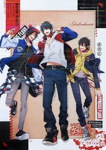 駿河屋 A3クリアポスター Hypnosis Flava Ver Buster Bros 「ヒプノシスマイク Division