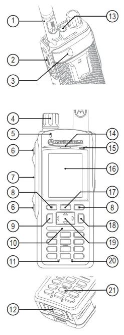 Motorola MTP6650 Tetra Portable Two Way Radio User Guide