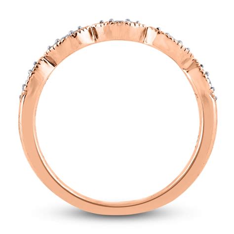 Diamond Wedding Band 1/10 ct tw Round 14K Rose Gold | Jared