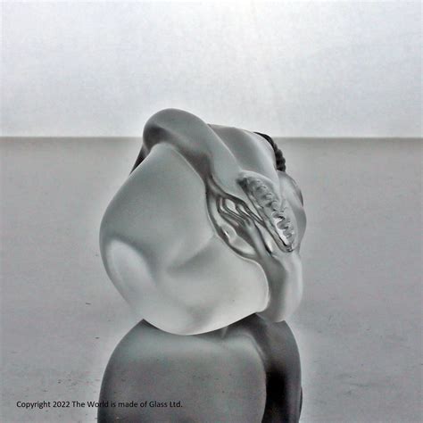 Lalique Seated Nude Art Glass Figurine The World Is Made Of Glass