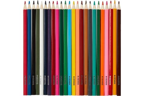 Акварельные карандаши №1 School colorpics 6-гранные, 24 цвета в наборе ...