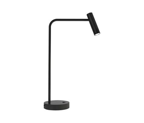 Enna Desk Led Matt Black Architonic