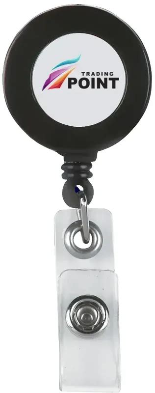 Promotional Retractable Badge Holder With Laminated Label | Custom ...