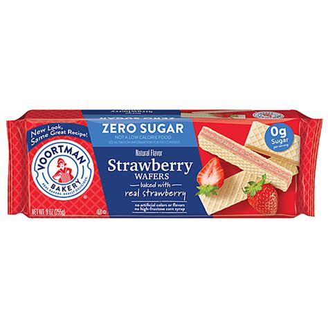 Voortman Bakery Wafers Zero Sugar Strawberry 9 Oz Fruit And Wafers Fairplay Foods