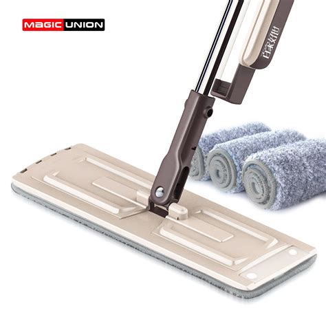 Magic Union Hands Free Flat Mop Microfiber Lazy Mop Household Wood