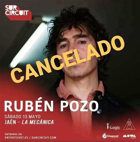 Rubén Pozo on Twitter ATENCIÓN cancelados los conciertos de este fin