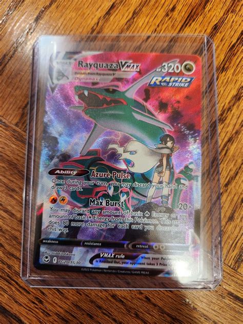 Mavin Pokemon Silver Tempest Rayquaza Vmax Trainer Gallery Tg Full Art