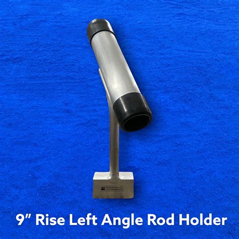 9″ Left Angle Pontoon Boat Fishing Rod Holder - Pontoon Boat Solutions ...