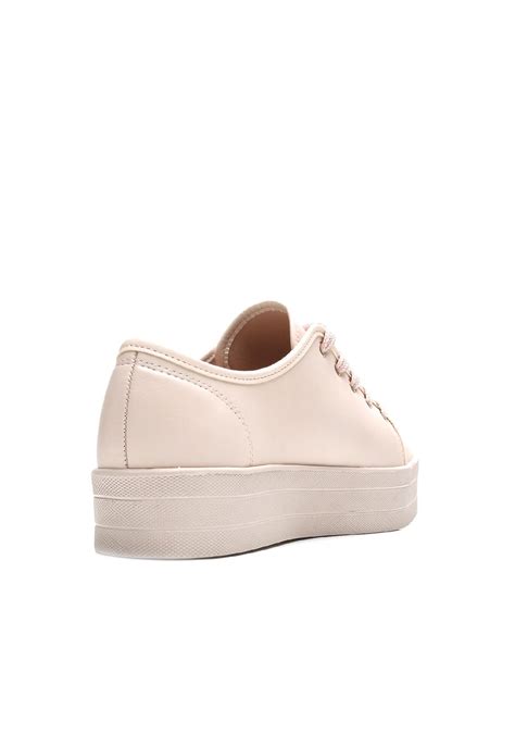Flatform T Nis Sola Alta Moleca Liso Nude Compre Agora Dafiti Brasil
