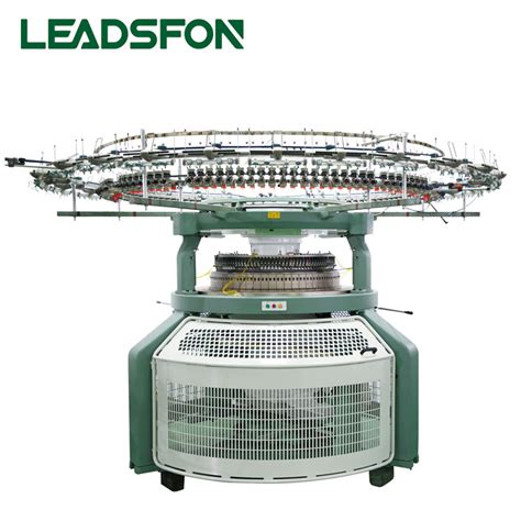 Leadsfon High Performance Double Jersey Circular Knitting Machine Rib