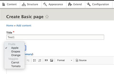 Optgroup Taxonomy Select Drupal Org