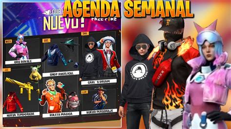 HOY TENEMOS NUEVA AGENDA SEMANAL FREE FIRE QUE NOVEDADES LLEGARAN