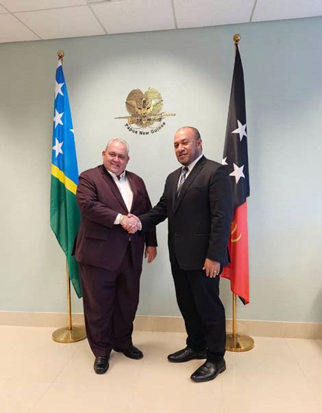 High Commissioner Soaki Meets With Papua New Guineas Minister Of