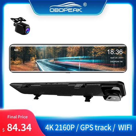 3840*2160P 4K DashCam WIFI Sony IMX415 Car DVR Video Recorder 12 ...