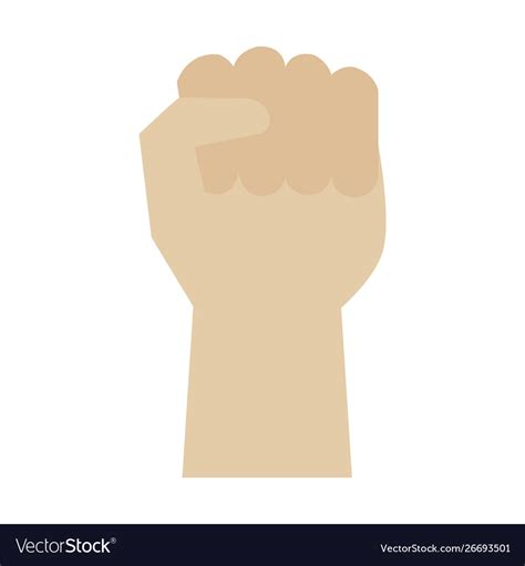 Hand human gesture anatomy cartoon Royalty Free Vector Image