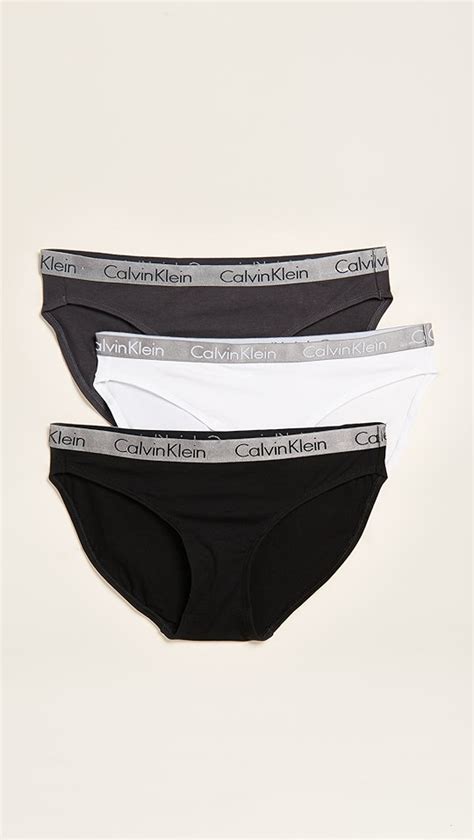 Calvin Klein Underwear Radiant Cotton Bikini Pack Shopbop