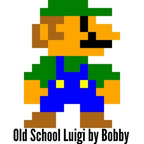 8 Bit Luigi Pixel Art