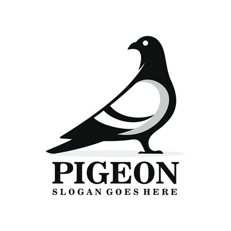 Pigeon Bird Logo Design Vector 21797461 Vector Art At Vecteezy