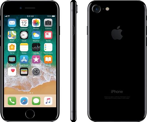 buy apple iphone  gb jet black att mqtrlla