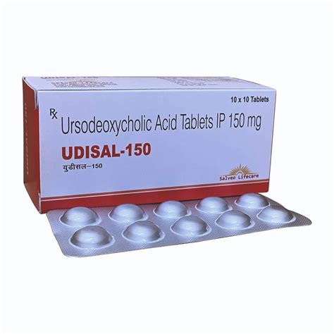 Ursodeoxycholic Acid 150 Mg (Udisal-150 Tab) at Rs 160/strip ...
