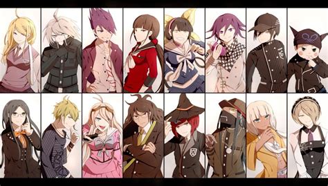 Danganronpa characters v2 - traderascse