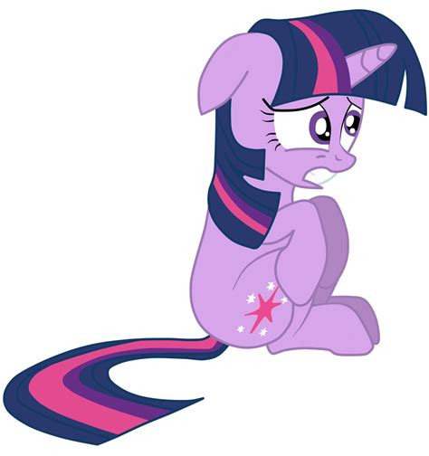 Scared Twilight Sparkle By Junkiesnewb On Deviantart