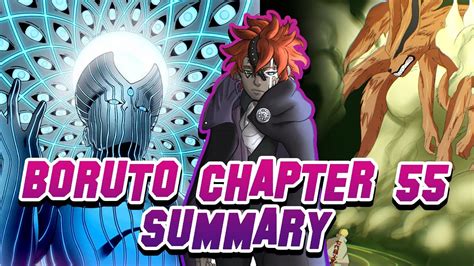 Boruto Chapter 55 Summary Codes Plan Kurama Lied Kawaki Promise To