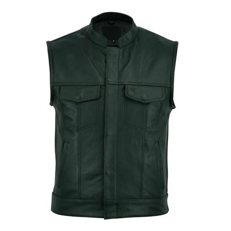 leather riding vest for men 5