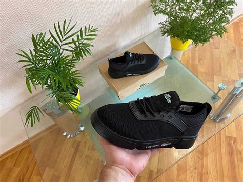 Мужские кроссовки Lacoste (черные) Лучшая цена: 1 150 грн. - Кросівки ...