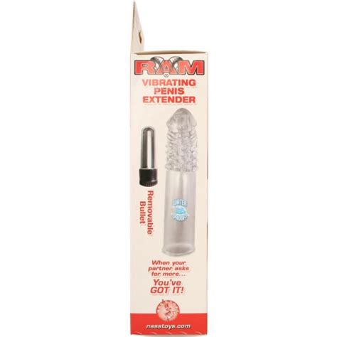 Ram Vibrating Penis Extender Clear Sex Toys At Adult Empire