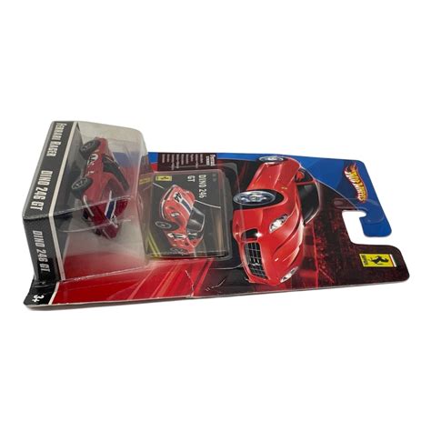 HOT WHEELS ホットウィールズ ミニカー 1 64 FERRARI DINO 246 GT 44 レッドブルー Hot Wheels FERRARI RACER
