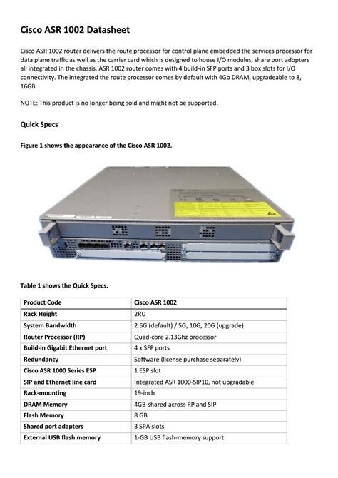 Cisco asr 1002 datasheet by Genevicost - Issuu