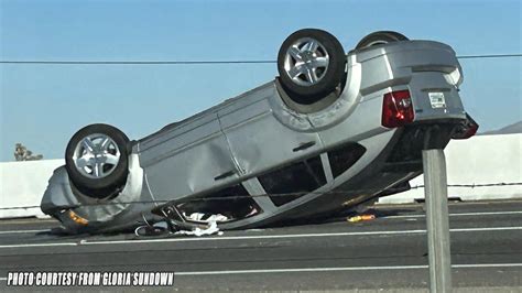 Rollover Crash Causes Traffic Jam On Southbound Interstate Pain In