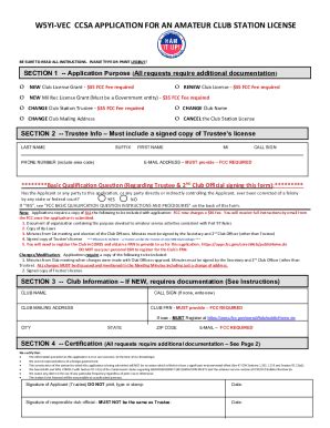 Fillable Online Amateur Radio Operator Certificates Services Fax Email