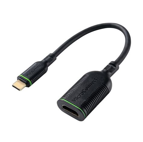 MicroConnect USB-C male to HDMI female adapter, 0.2m, Black, W128229555 ...